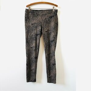 Free People leopard print leggings size medium